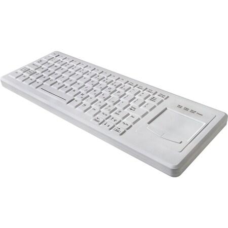 TG3 ELECTRONICS Cleanable Sealed Black Keyboard; 82 Key W/ Right Touchpad. w/stands KBA-CK82S-BRUN-US